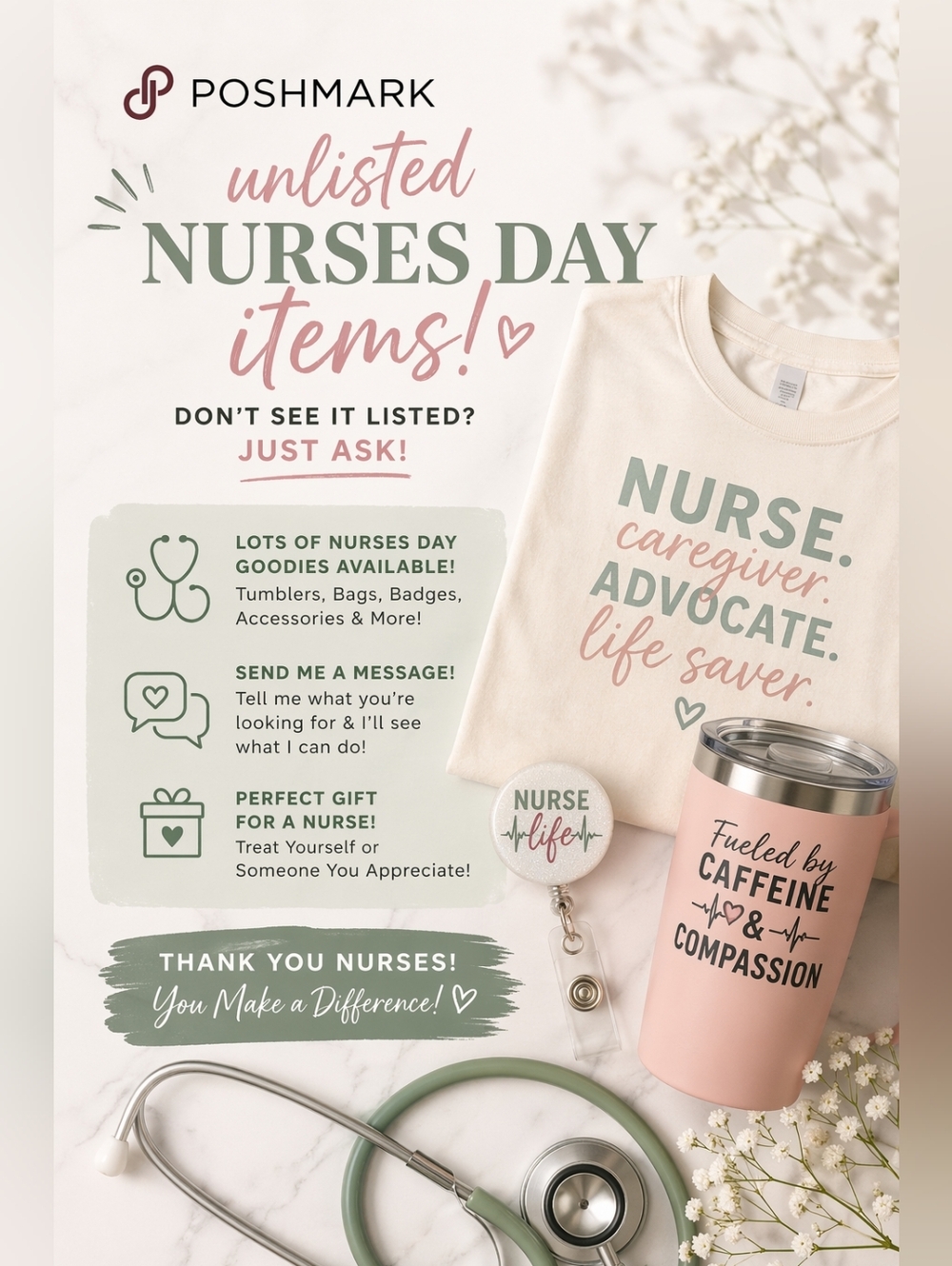 Nurse's Day Unlisted Items